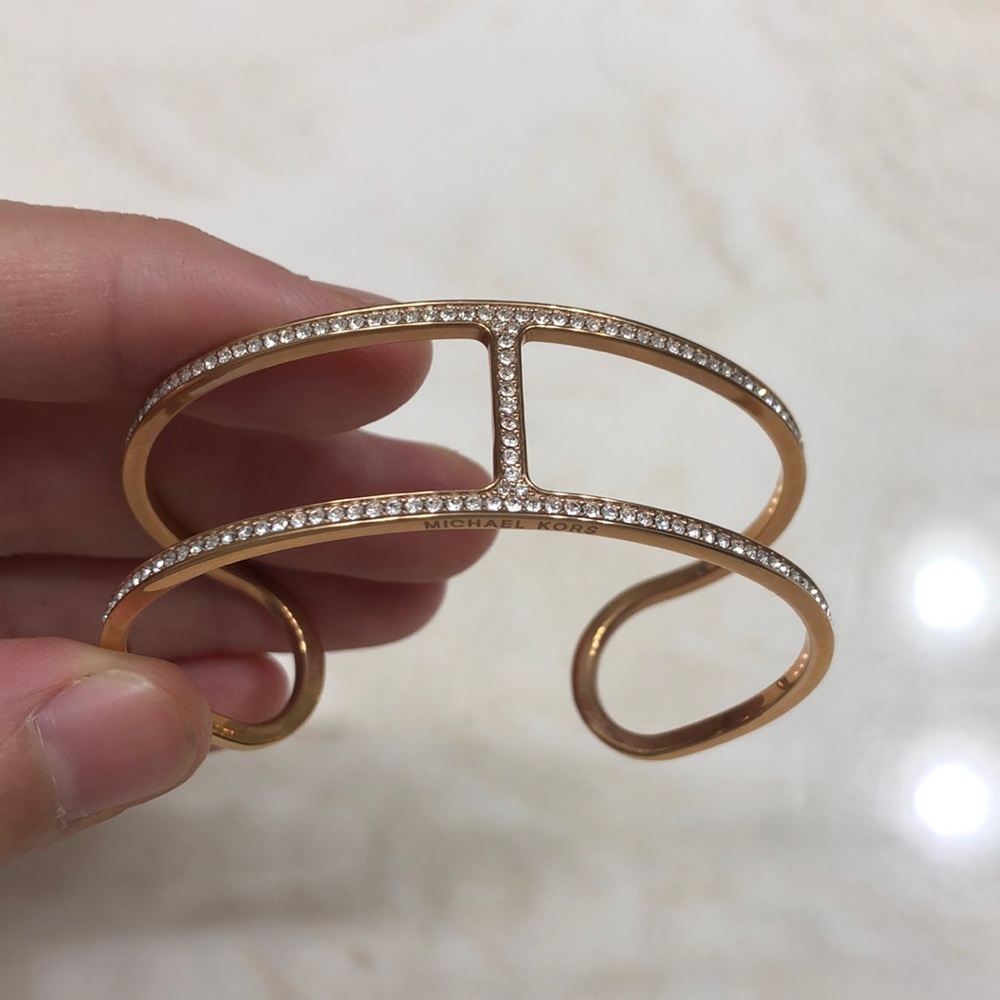 Michael Kors Rose Gold bracelet with Swarovski crystals